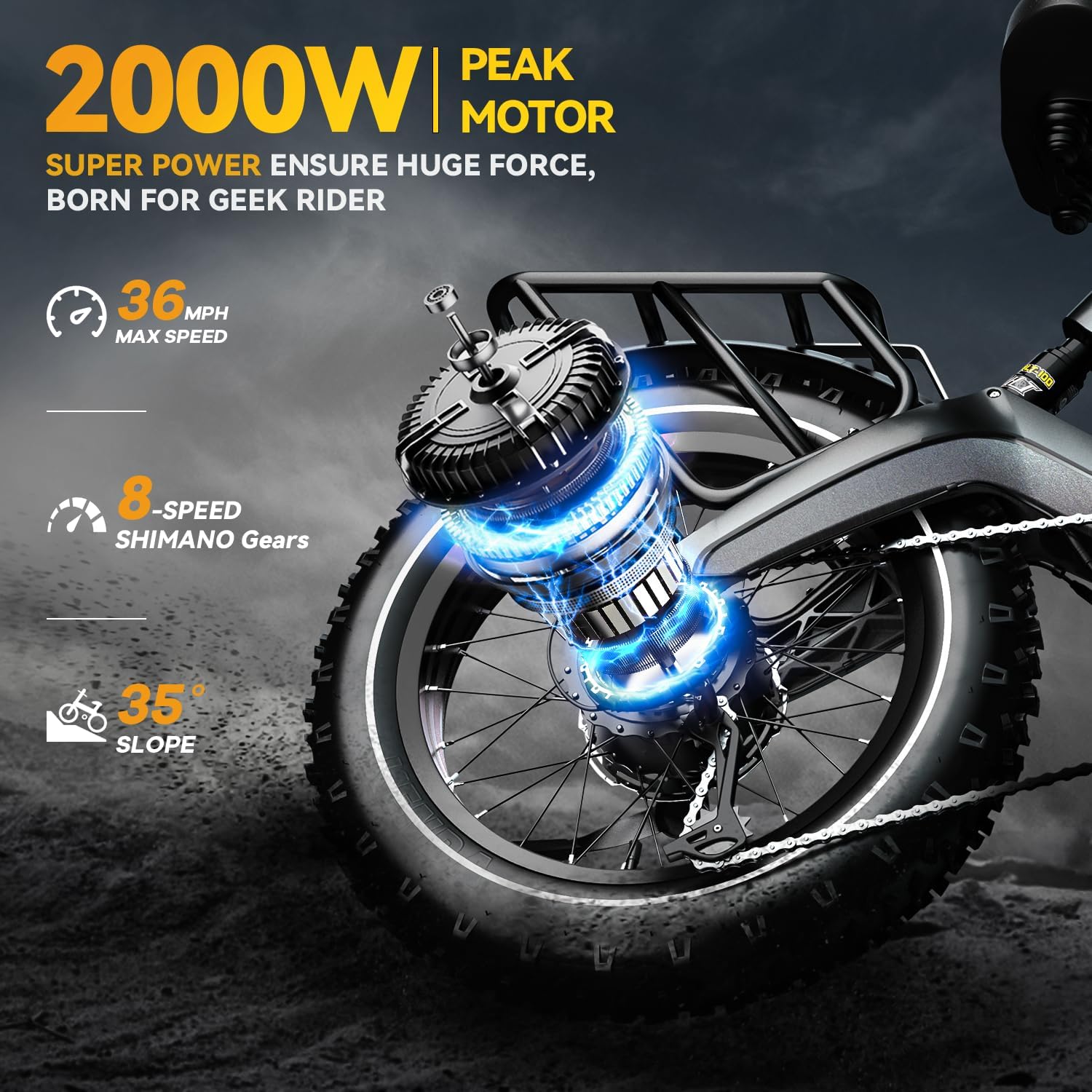 E-Bike Motor und Leistungsdaten
