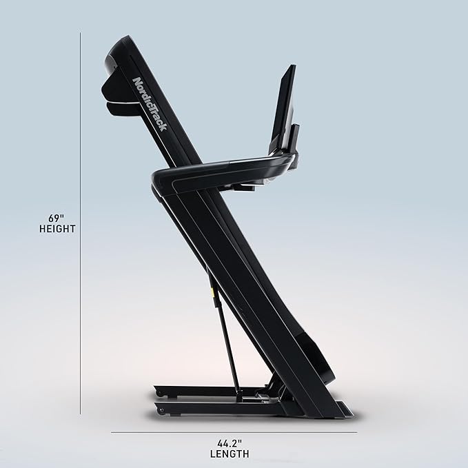 Folded NordicTrack treadmill
